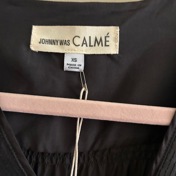 NEW Johnny Was Calme Silk Blend Embroidered Top Blouse SZ XS 🌼 🌼 🌼 - Picture 4 of 10